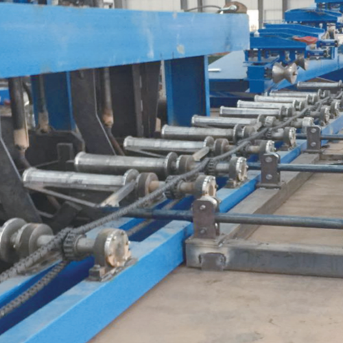 護(hù)攔板吹鍍生產(chǎn)線